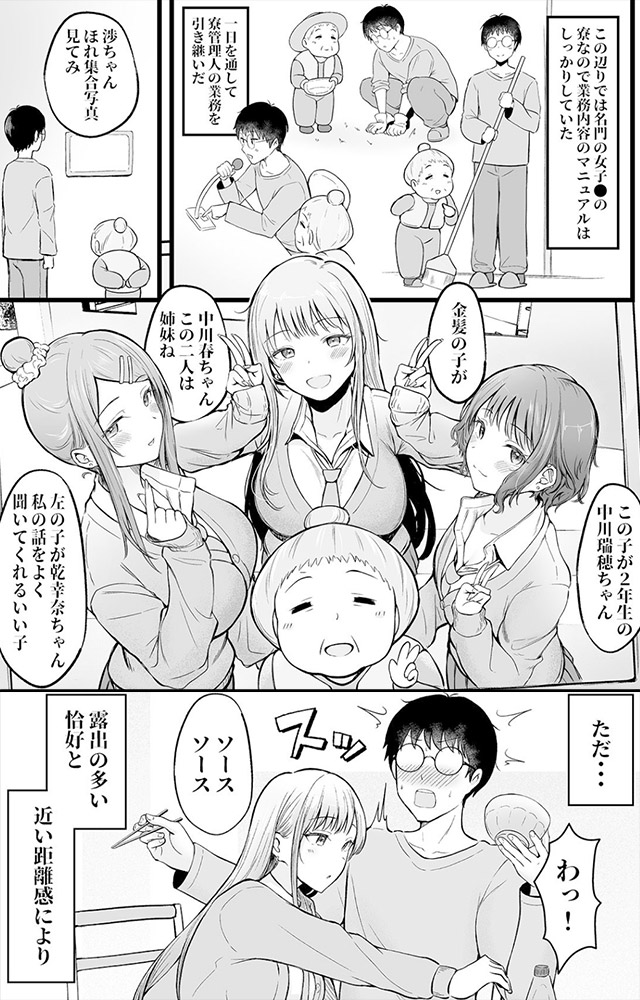 女子寮管理人の僕はギャル寮生に振り回されてます