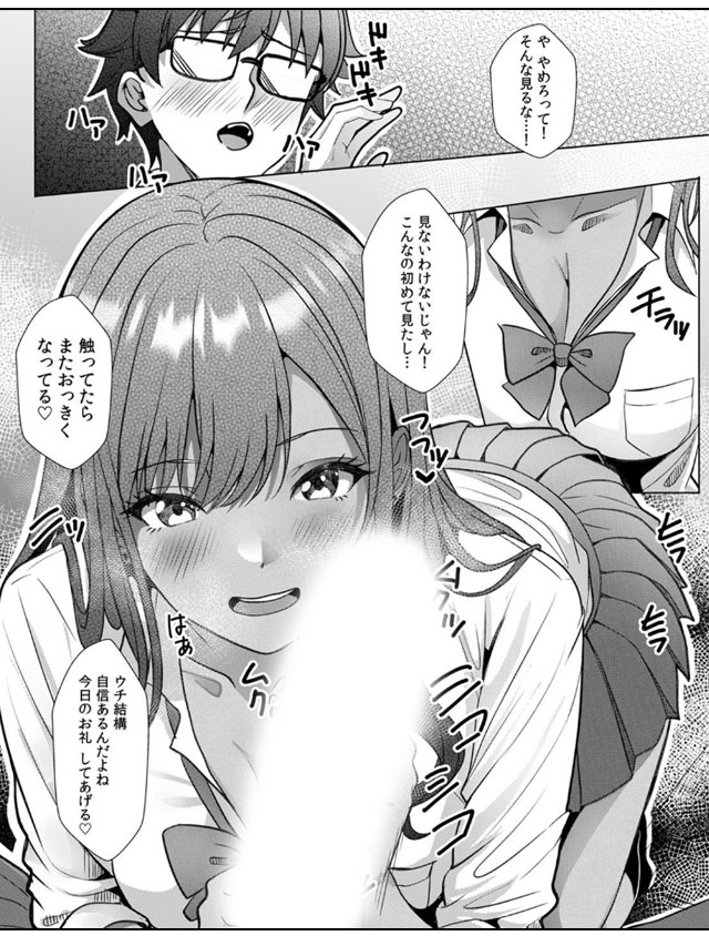 ギャルとガリ勉～入り浸り勉強会でお礼セックス～【R版】