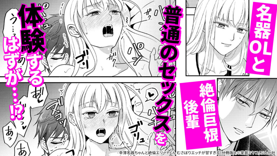 幸薄名器ちゃんと絶倫エリートくん むさぼりエッチが甘すぎる（分冊版）
