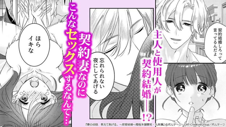 妻の役目、教えてあげる。～捏愛結婚～魔性系御曹司・九条雅